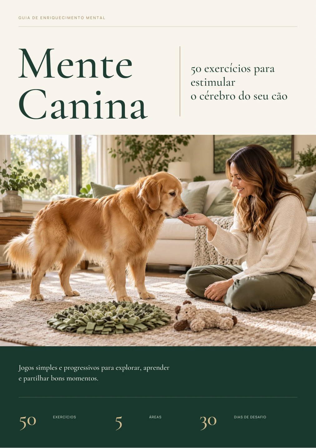 Capa da edição premium do ebook Mente Canina